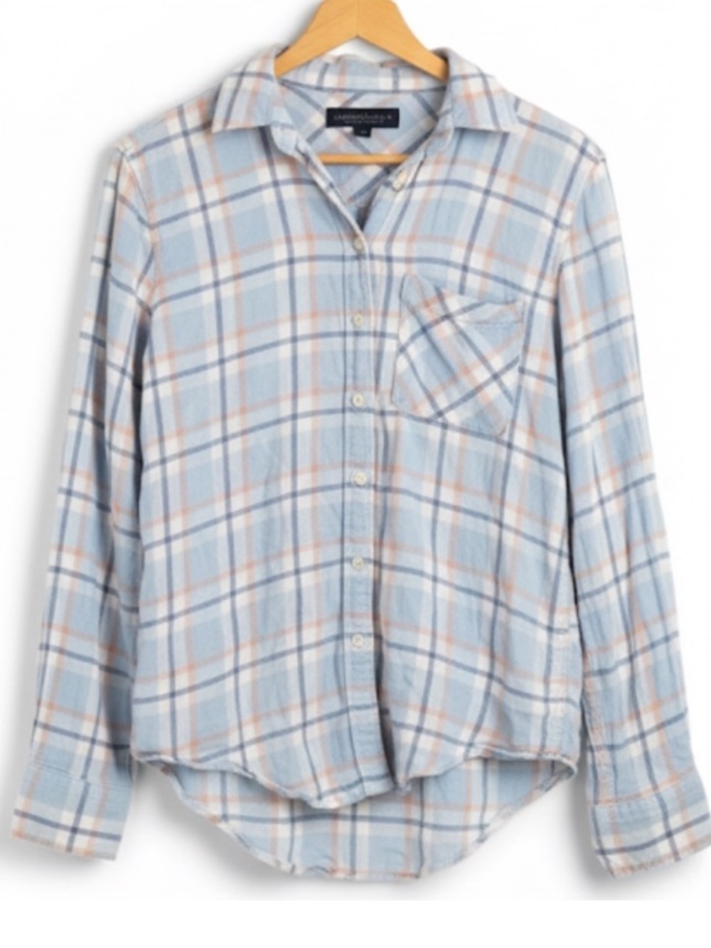 A Aeropostale Blue Plaid Button Down Shirt
